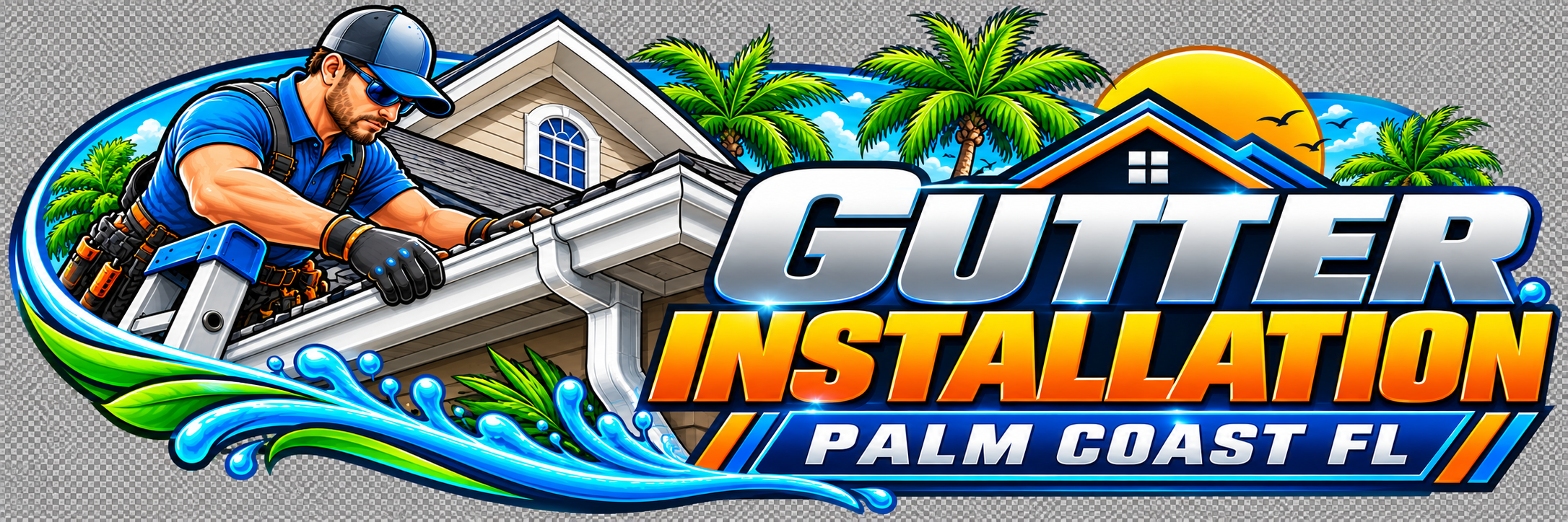 Gutter Installation Palm Coast FL logo